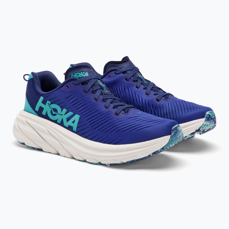 Women's running shoes HOKA Rincon 3 evening sky/ocean mist 4