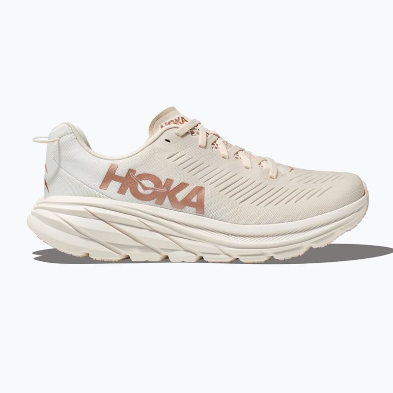 Women's running shoes HOKA Rincon 3 eggnog/rose gold 8