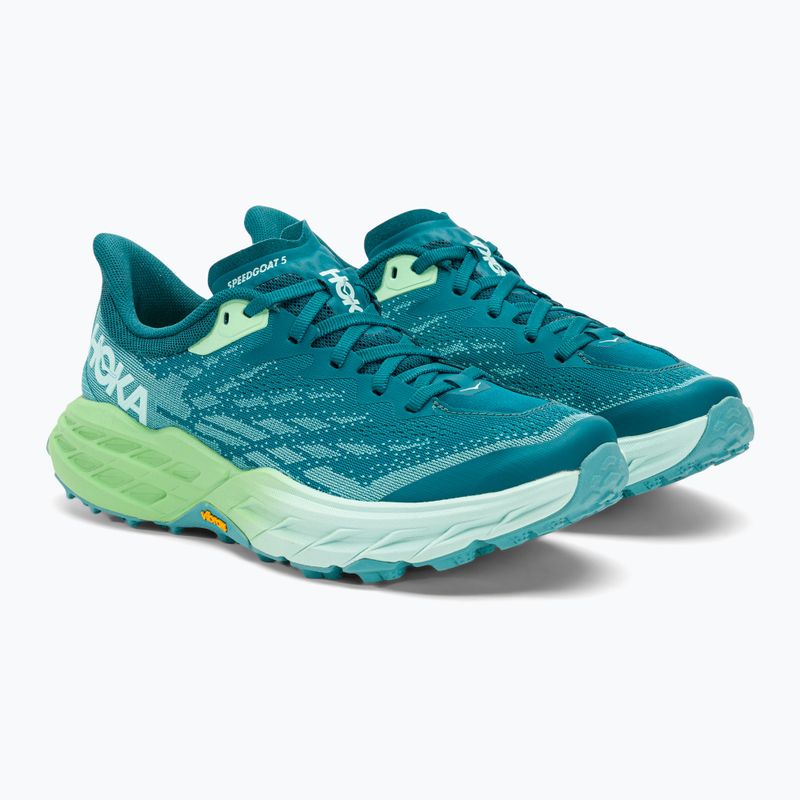 Women's running shoes HOKA Speedgoat 5 deep lagoon/ocean mist 4