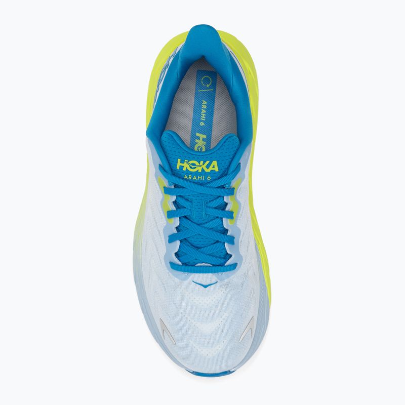 Men's running shoes HOKA Arahi 6 Wide ice water/evening primrose 5