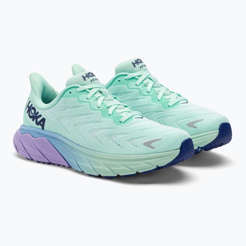 Women's running shoes HOKA Arahi 6 sunlit ocean/lilac mist 4