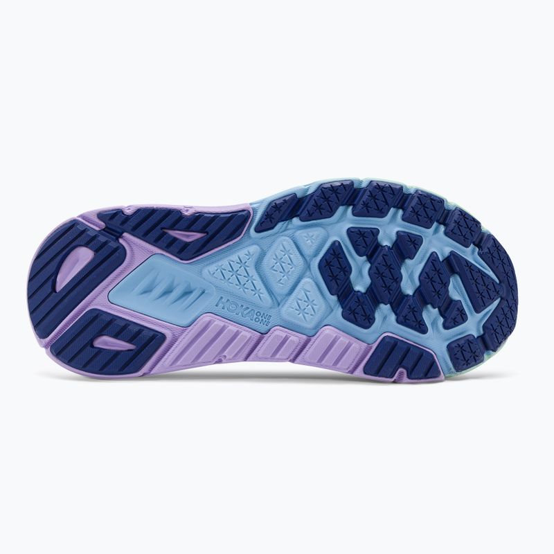 Women's running shoes HOKA Arahi 6 sunlit ocean/lilac mist 5
