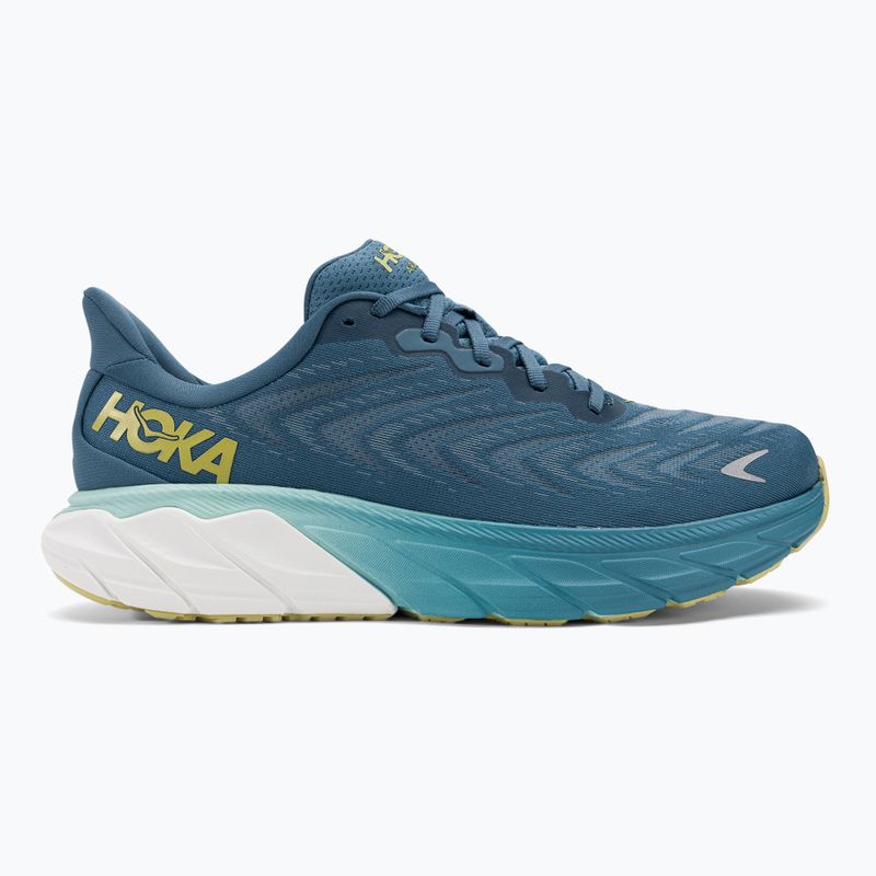 HOKA men's running shoes Arahi 6 bluesteel/sunlit ocean 2