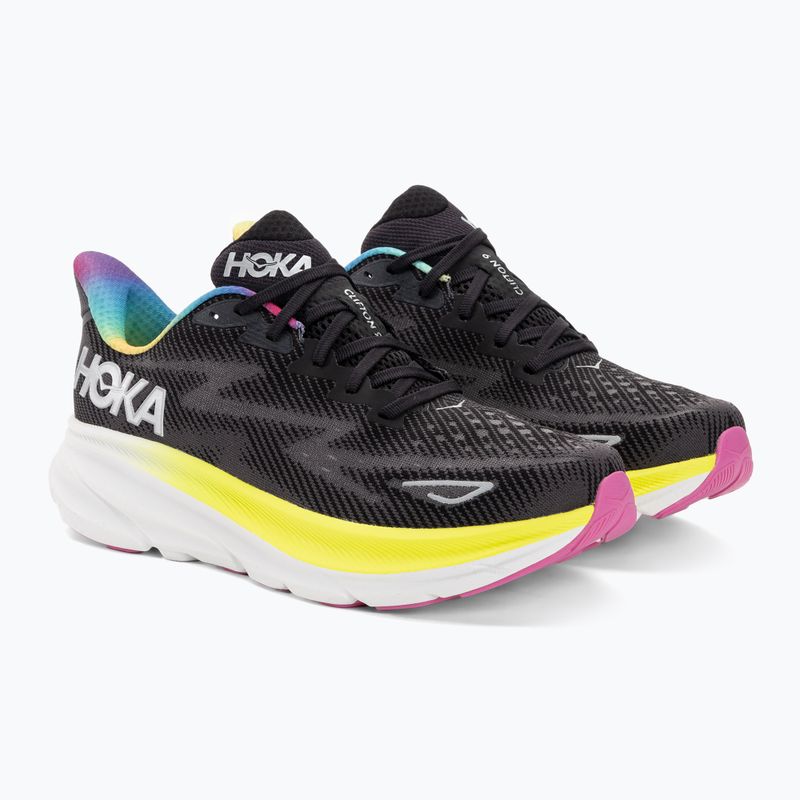 Men's running shoes HOKA Clifton 9 black/all aboard 4
