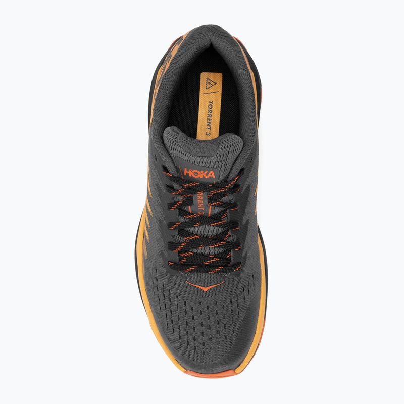 Men's running shoes HOKA Torrent 3 castlerock/sherbet 5