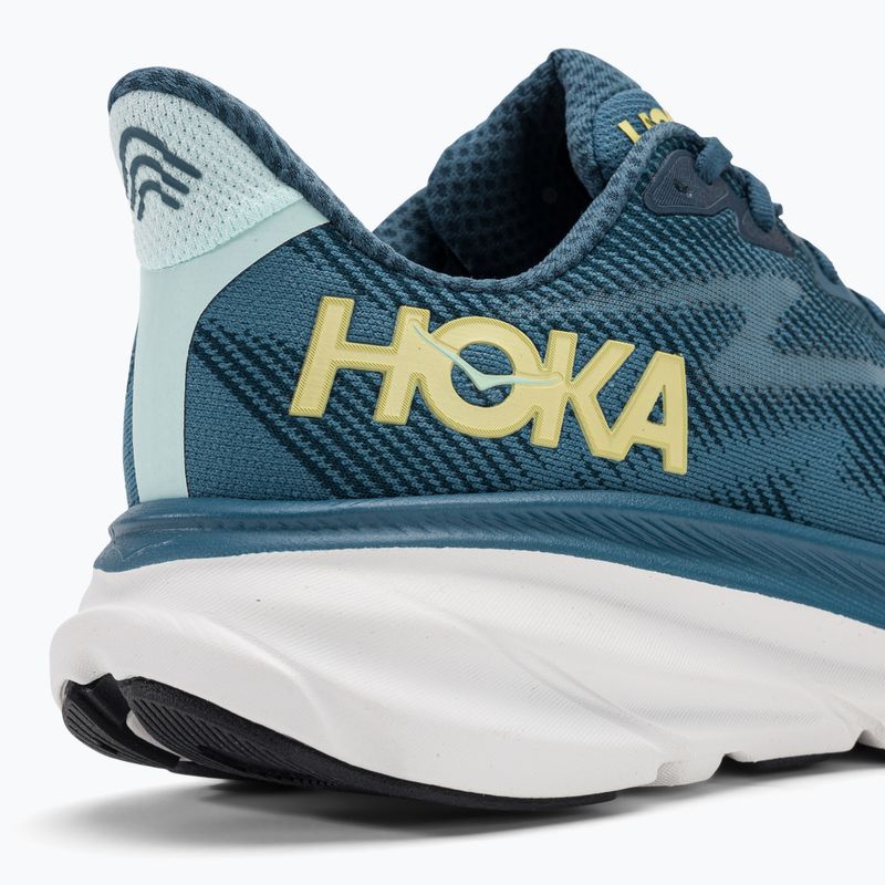 HOKA men's running shoes Clifton 9 midnight ocean/bluesteel 9