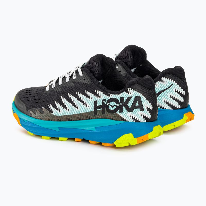 Women's running shoes HOKA Torrent 3 black/diva blue 4