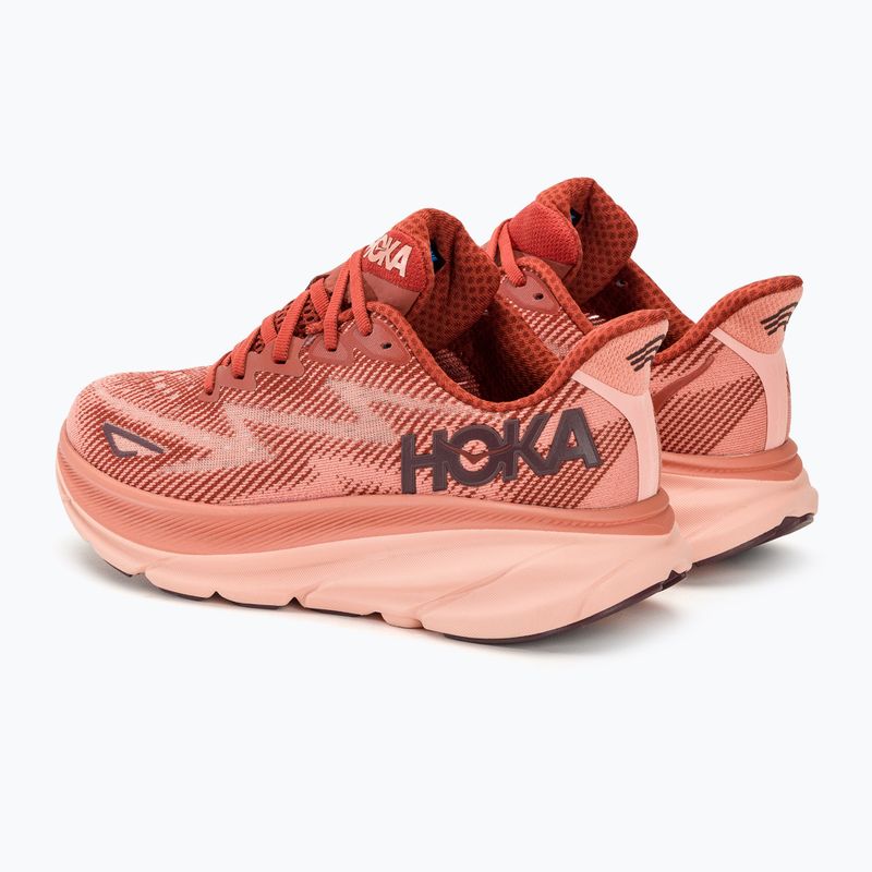 Women's running shoes HOKA Clifton 9 rust/earthenware 4