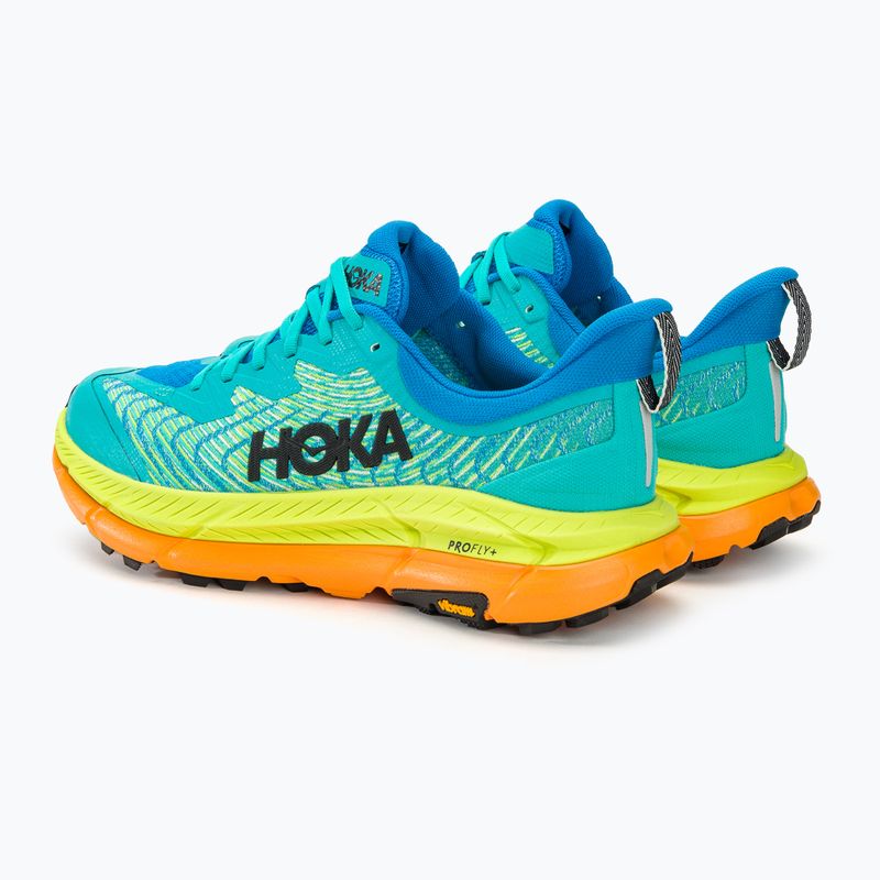 HOKA men's running shoes Mafate Speed 4 ceramic/diva blue 4