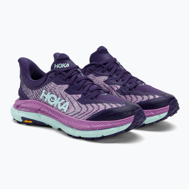 Women's running shoes HOKA Mafate Speed 4 night sky/orchid flower 5