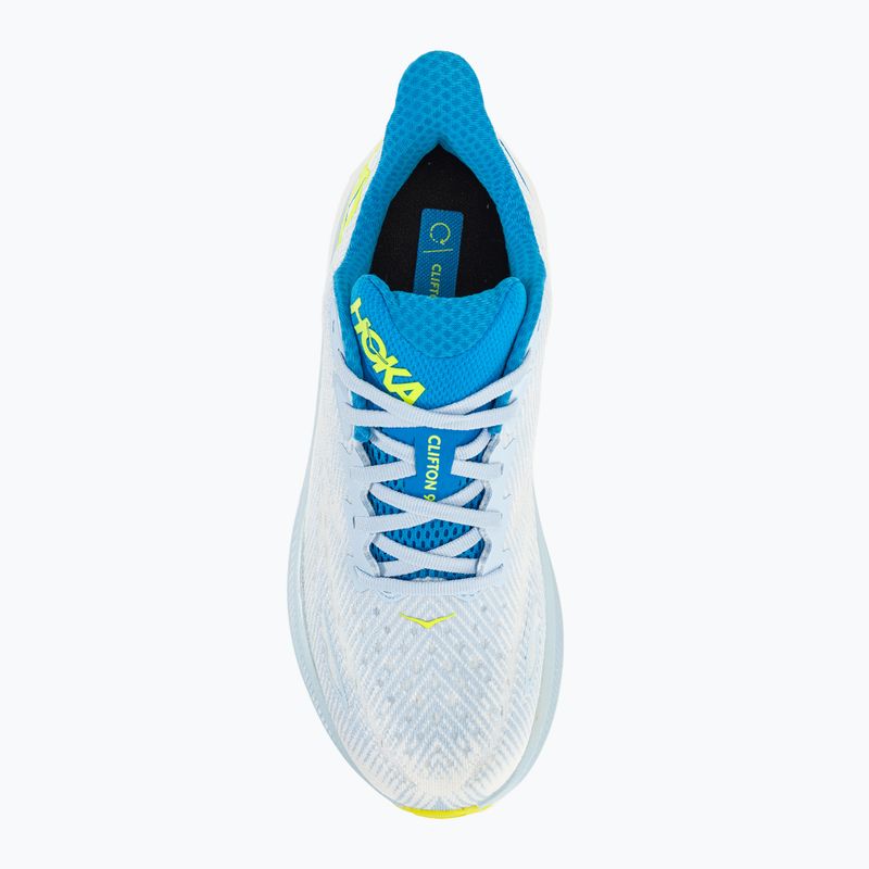 Men's running shoes HOKA Clifton 9 Wide ice water/evening primrose 6