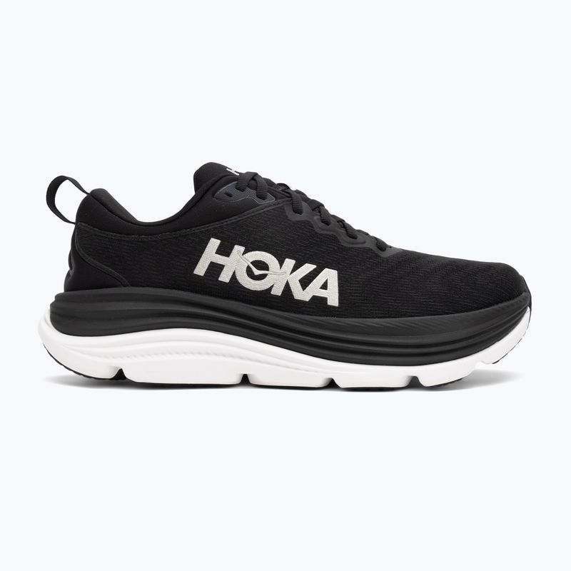 Men's running shoes HOKA Gaviota 5 Wide black/white 2