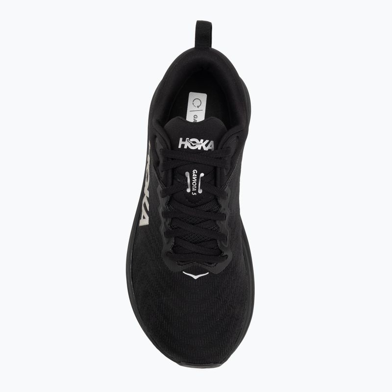 Men's running shoes HOKA Gaviota 5 Wide black/white 5