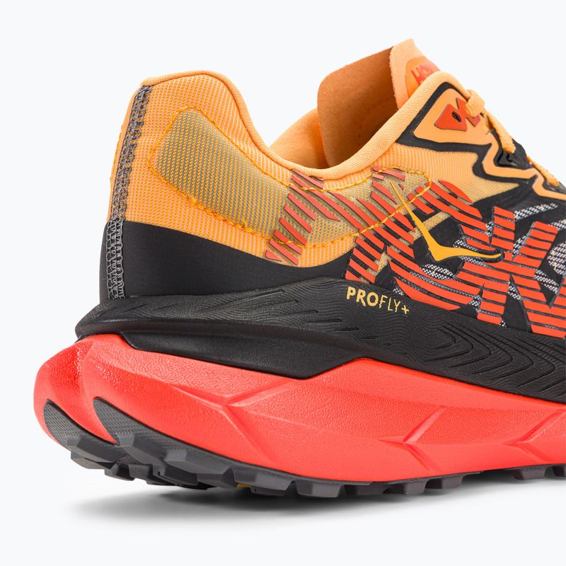 Men's running shoes HOKA Tecton X 2 black/flame 9