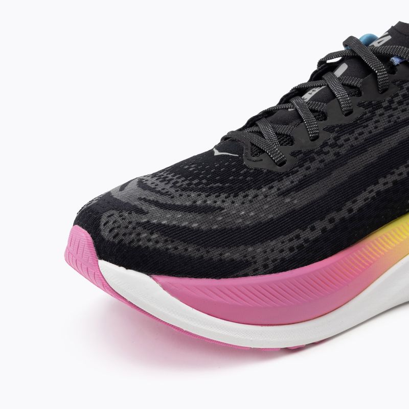 Men's running shoes HOKA Mach X black/silver 7