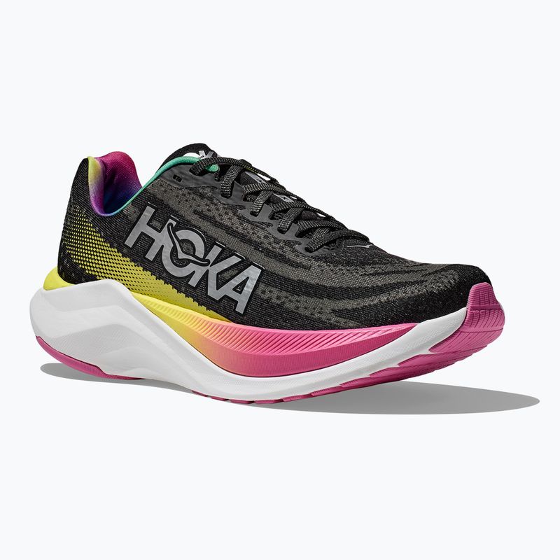 Men's running shoes HOKA Mach X black/silver 8