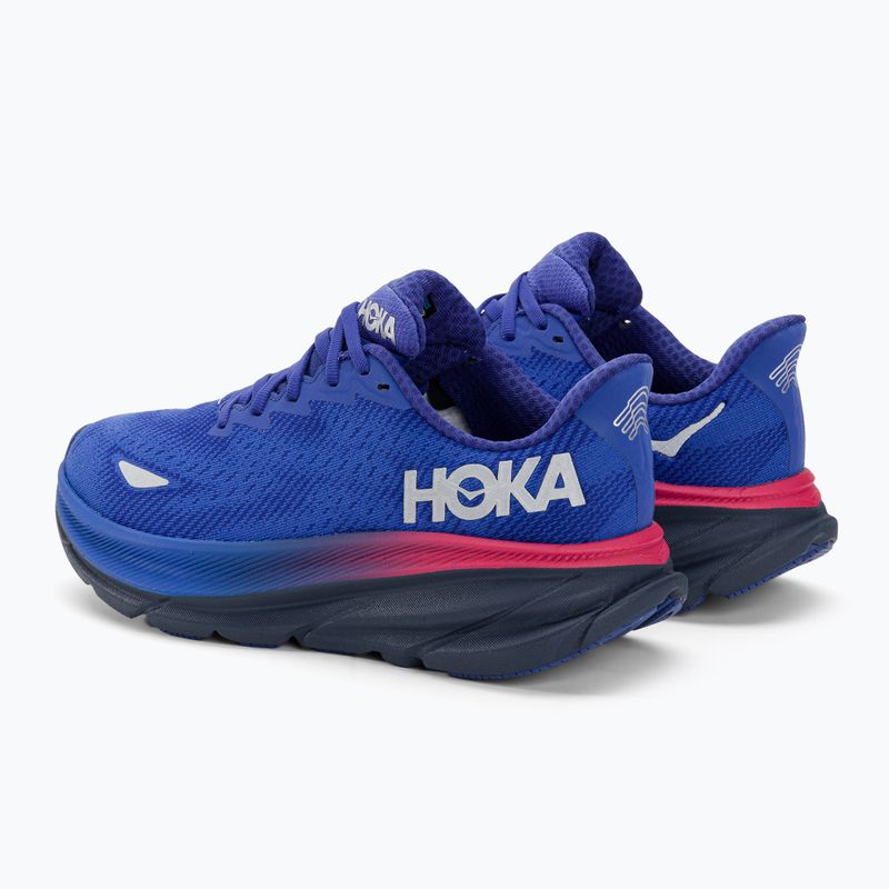 Women's running shoes HOKA Clifton 9 GTX dazzling blue/evening sky 3