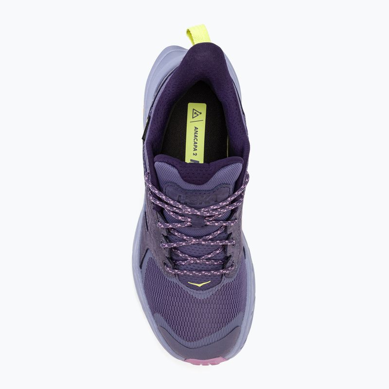 Women's trekking boots HOKA Anacapa 2 Low GTX meteor/cosmic sky 5