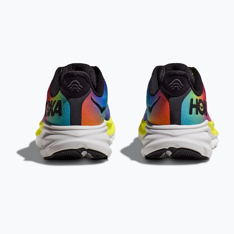 Men's running shoes HOKA Clifton 9 black/multi 7