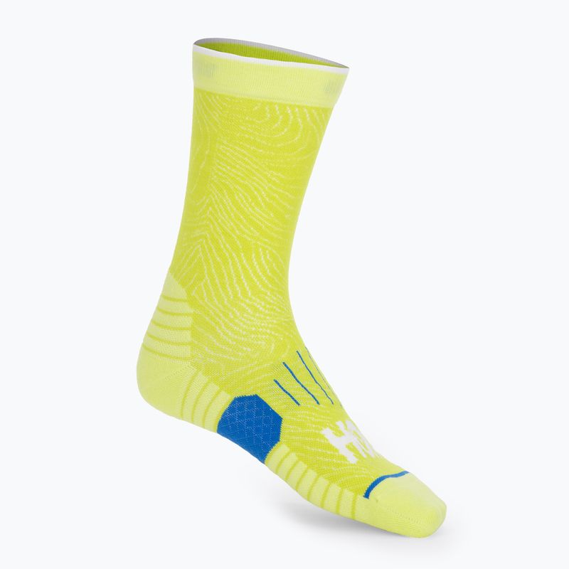 HOKA Crew Run Sock 3 pairs diva blue/ice water/evening primrose running socks 4