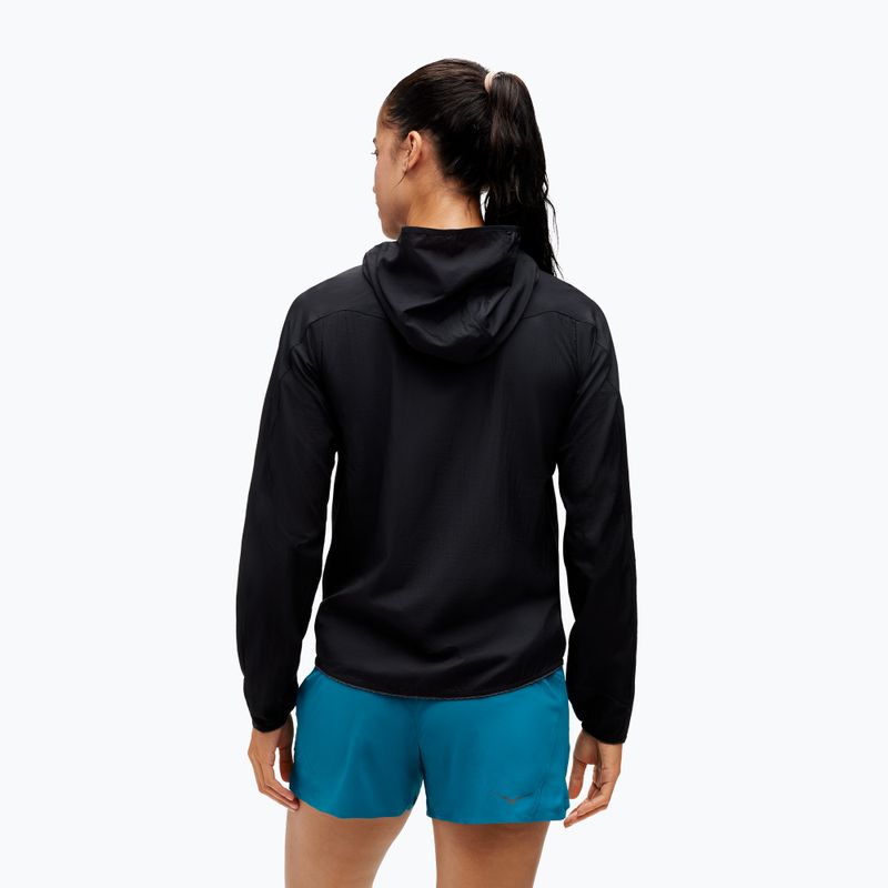 Women's running jacket HOKA Skyflow black 2
