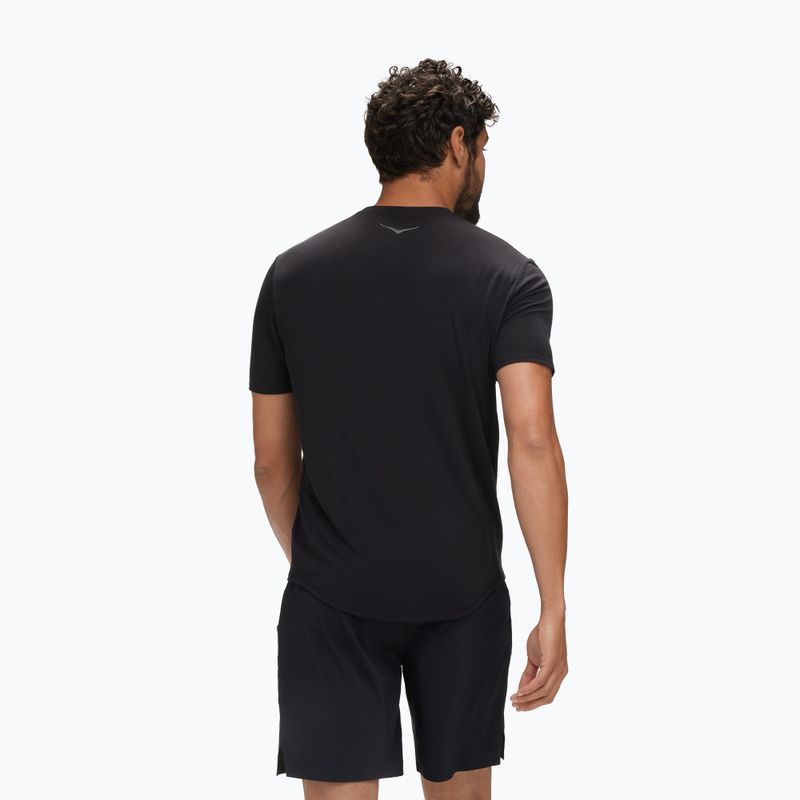 Men's running top HOKA Essential Tee black 3