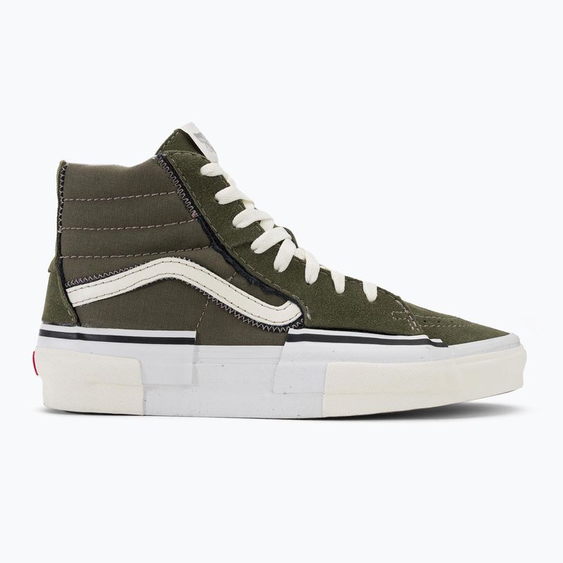 Vans SK8-Hi Reconstruct olive camo shoes 2