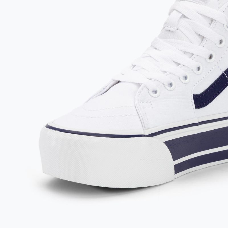 Vans UA SK8-Hi Tapered Stackform Sport Stripes navy true/white shoes 7