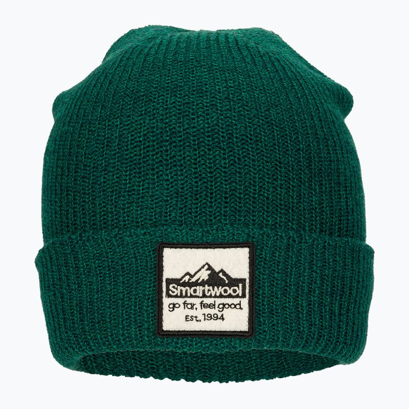 Smartwool winter beanie Smartwool Patch emerald green heather 2