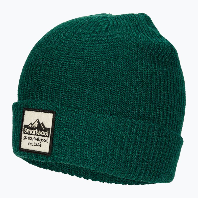 Smartwool winter beanie Smartwool Patch emerald green heather 3