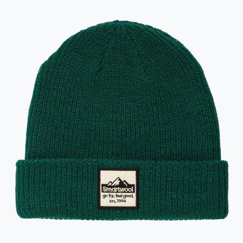 Smartwool winter beanie Smartwool Patch emerald green heather 5