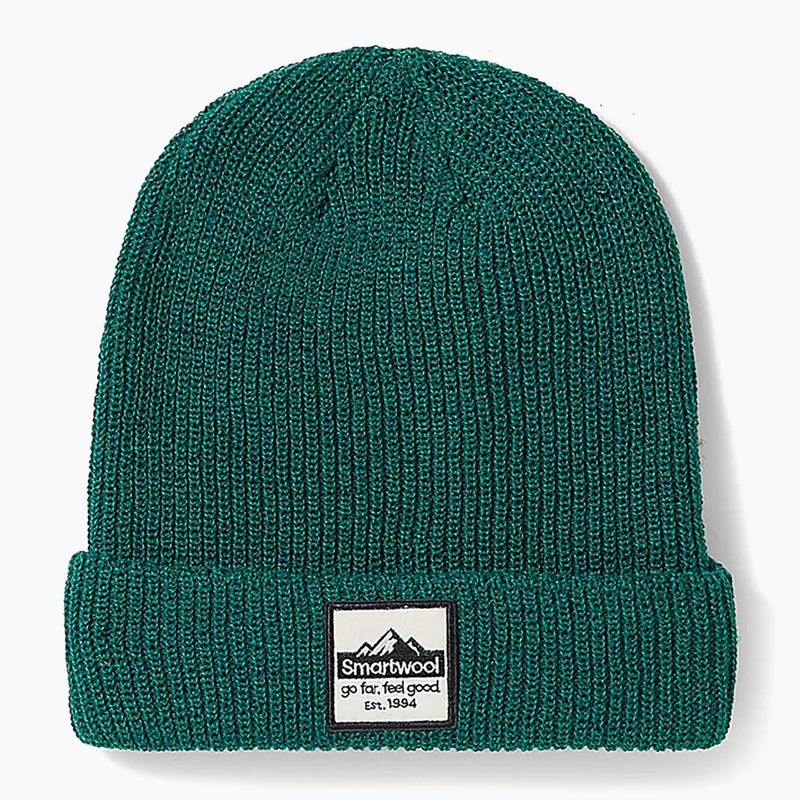 Smartwool winter beanie Smartwool Patch emerald green heather 6