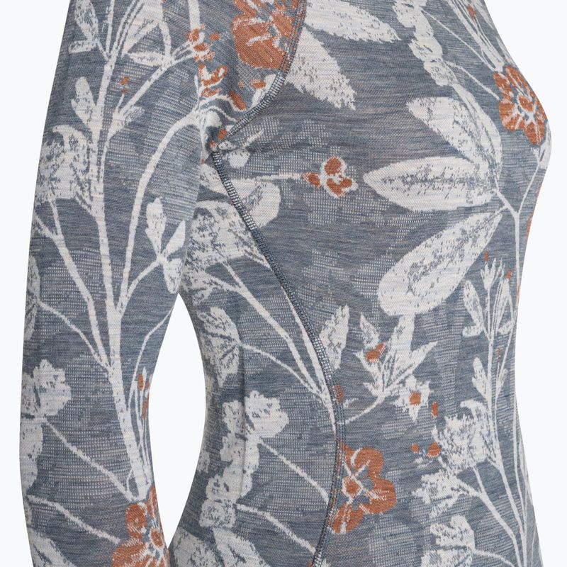 Women's thermal active sweatshirt Smartwool Merino 250 Baselayer Crew Boxed winter sky floral 5
