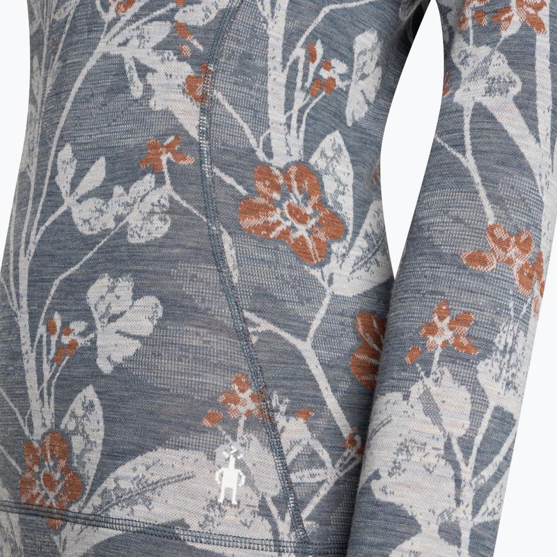 Women's thermal active sweatshirt Smartwool Merino 250 Baselayer Crew Boxed winter sky floral 6