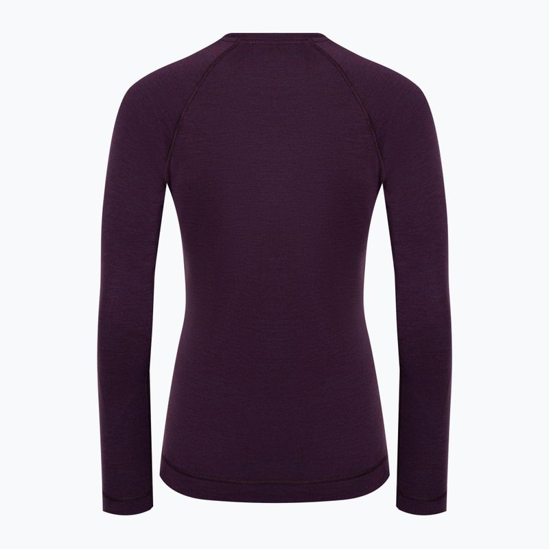 Women's Smartwool Merino 250 Baselayer Crew Boxed thermal longsleeve purple iris heather 4