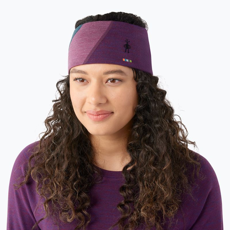 Smartwool Thermal Merino Reversible headband twilight blue heather 2