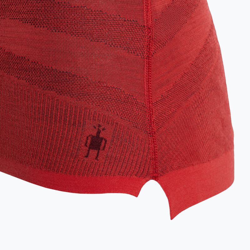 Women's thermal base layer sweatshirt Smartwool Intraknit Thermal Merino Baselayer Crew scarlet/black 4