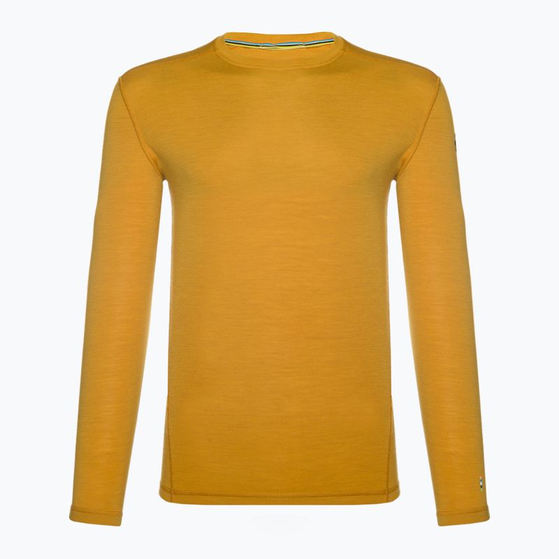 Men's Smartwool Merino 250 Baselayer Crew Boxed honey gold thermal T-shirt 3