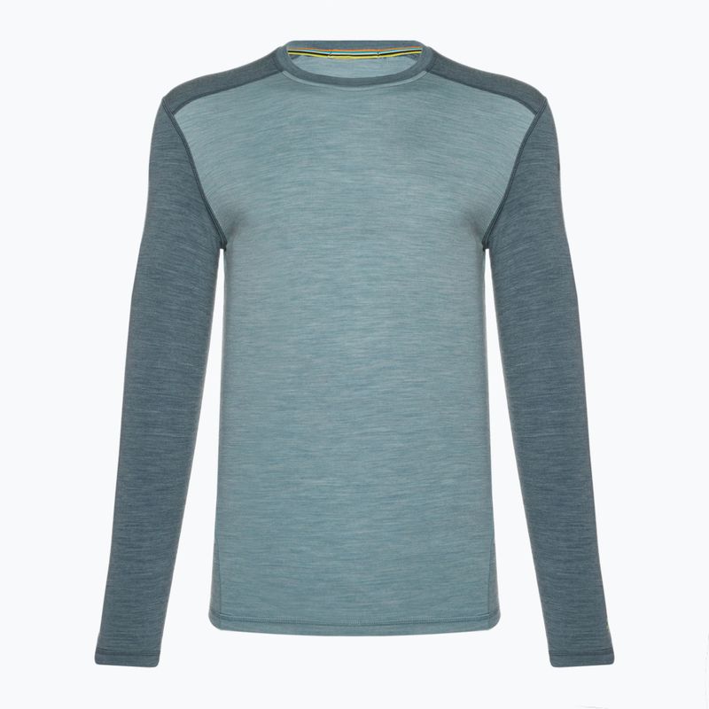 Men's thermal active sweatshirt Smartwool Merino 250 Baselayer Crew Boxed pewter blue-lead 3
