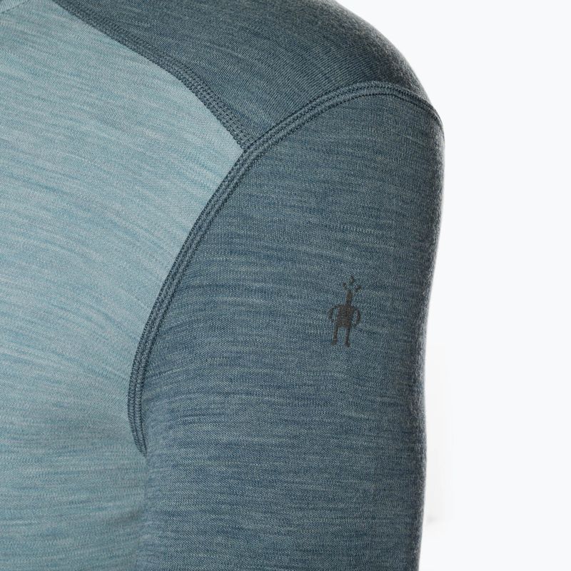 Men's thermal active sweatshirt Smartwool Merino 250 Baselayer Crew Boxed pewter blue-lead 5