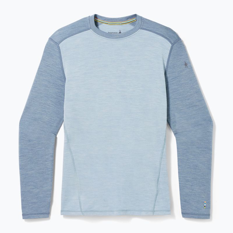 Men's thermal active sweatshirt Smartwool Merino 250 Baselayer Crew Boxed pewter blue-lead 6