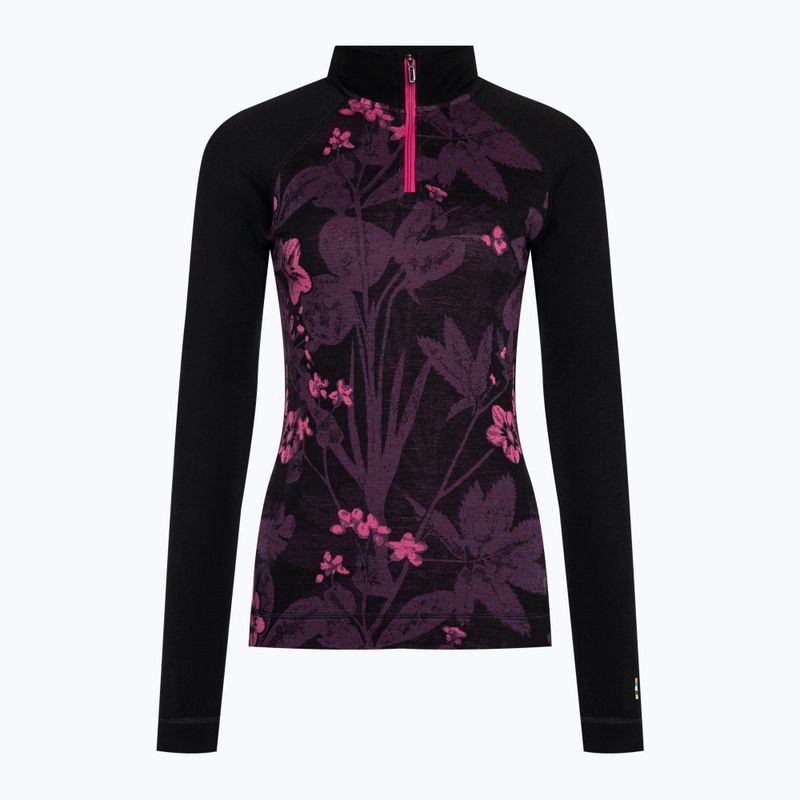 Women's thermal active sweatshirt Smartwool Classic Thermal Merino Baselayer 1/4 Zip Boxed purple iris 3