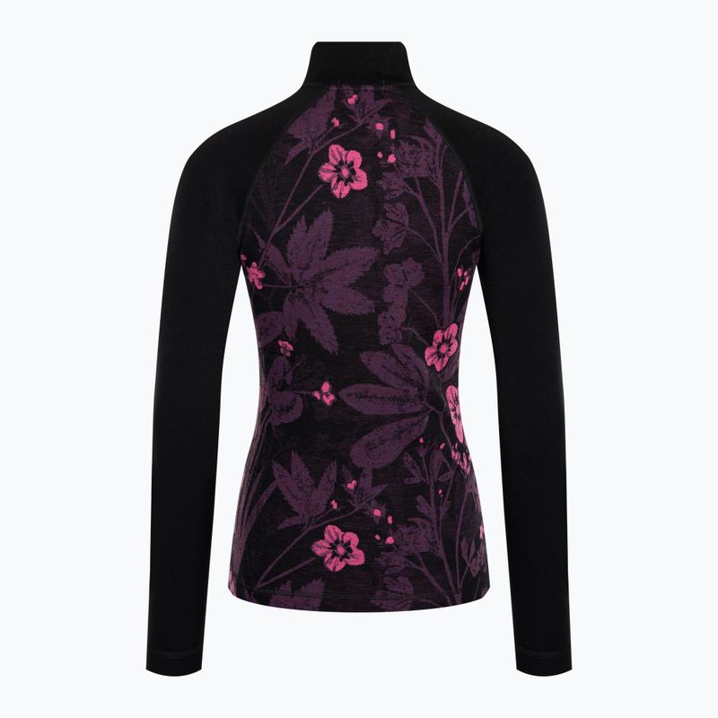 Women's thermal active sweatshirt Smartwool Classic Thermal Merino Baselayer 1/4 Zip Boxed purple iris 4