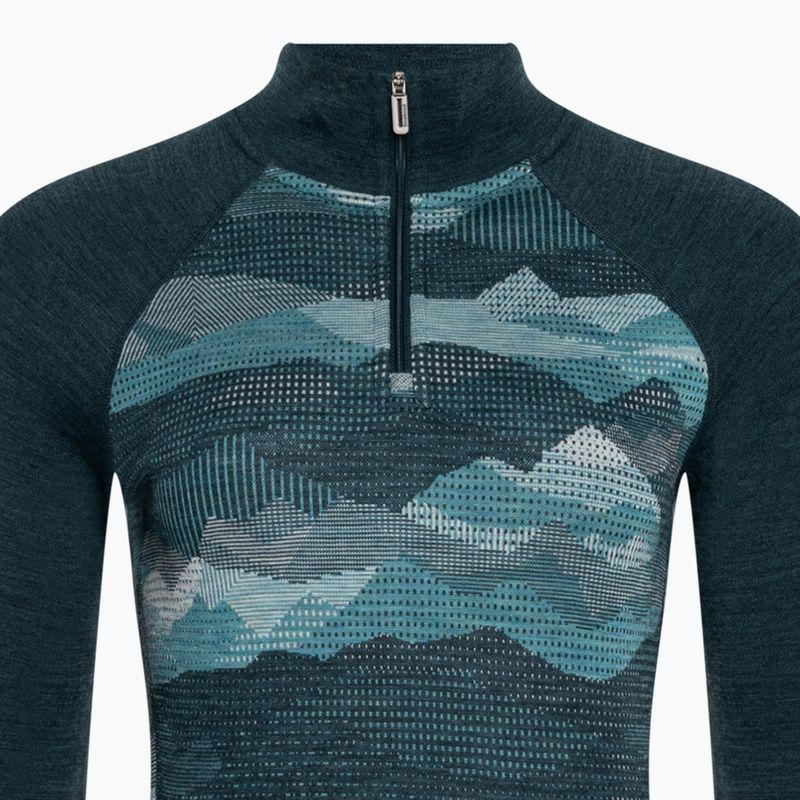 Women's thermal active sweatshirt Smartwool Classic Thermal Merino Baselayer 1/4 Zip Boxed twilight 5