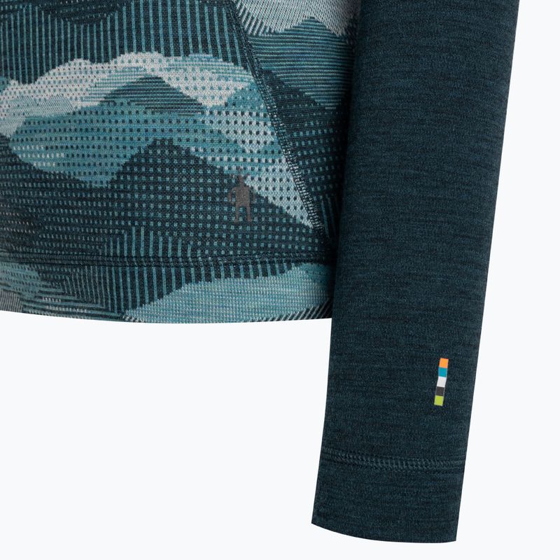 Women's thermal active sweatshirt Smartwool Classic Thermal Merino Baselayer 1/4 Zip Boxed twilight 6