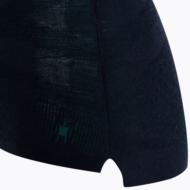 Women's thermal base layer sweatshirt Smartwool Intraknit Thermal Merino Baselayer Colorblock 1/4 Zip navy 7