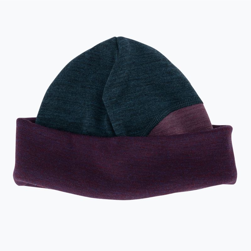 Smartwool Thermal Merino Colorblock winter hat twilight blue heather 4