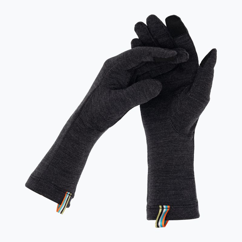 Smartwool Thermal Merino charcoal heather trekking gloves