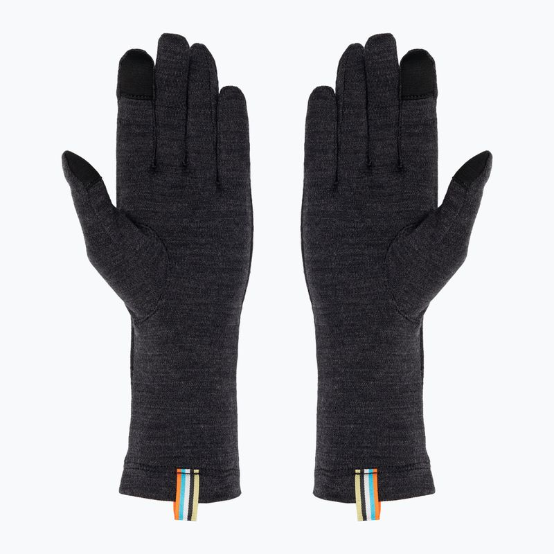 Smartwool Thermal Merino charcoal heather trekking gloves 2