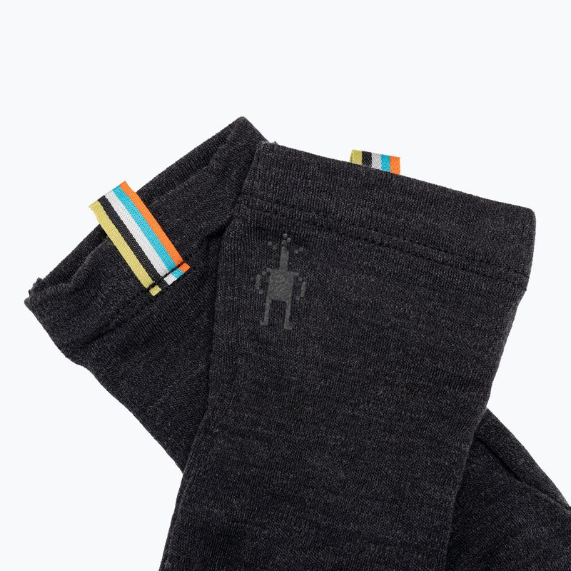 Smartwool Thermal Merino charcoal heather trekking gloves 4